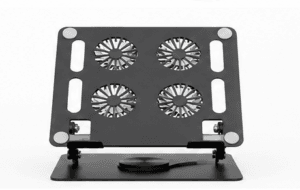 Home Adjustable Foldable Laptop Cooling Stand with 4 Cooling Fans