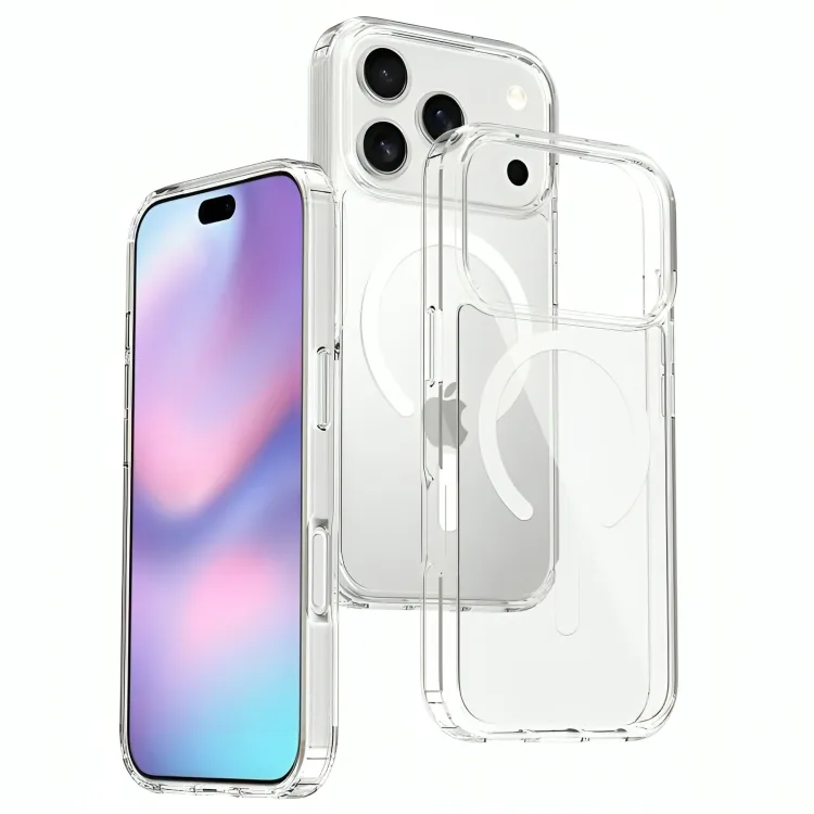 iphone 17 pro max magsafe case transparent ultra thon cover main