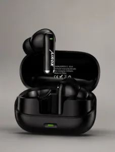 wireless bluetooth earbuds with touch control & charging case