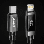 40w pd fast iPhone charging cable usb c to lightning with digital display