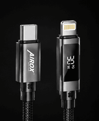 40w pd fast charging usb c to lightning cable with digital display 40w pd fast iPhone charging cable usb c to lightning with digital display