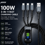 Airox 100W 3-in-1 Fast Charging Cable